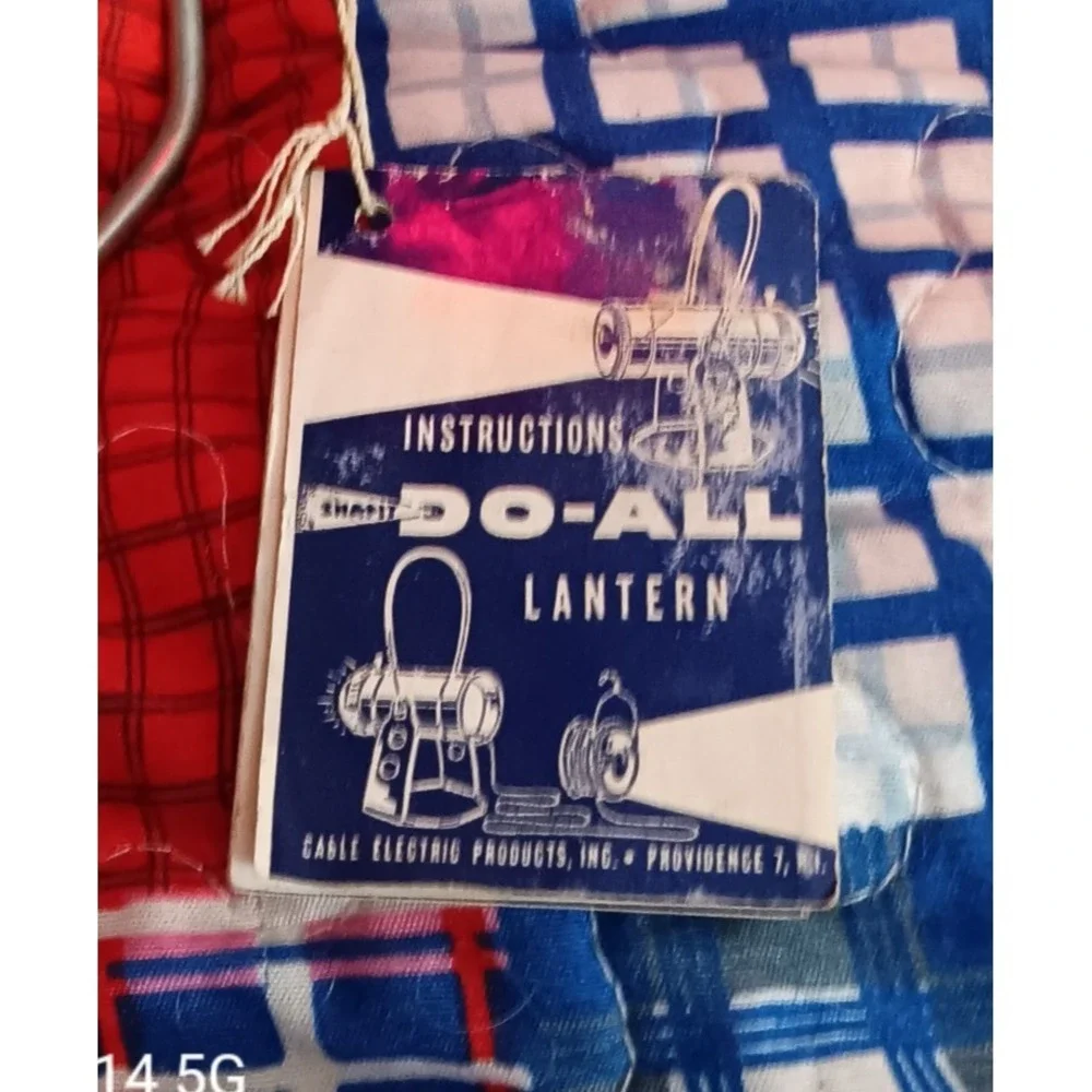 Vintage SNAPIT DO ALL Flashing Lantern Red Beam Light 1950/60s Tested Box Tags
